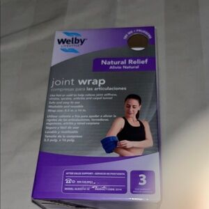 Welby Natural Hot And Cold Therapy Relief Joint Wrap in Blue